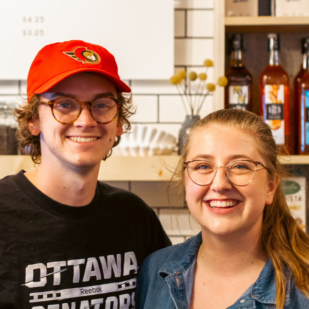 Jordan Campbell and Elizabeth Iverson - Founders - Art of Bean Coffee Co. 